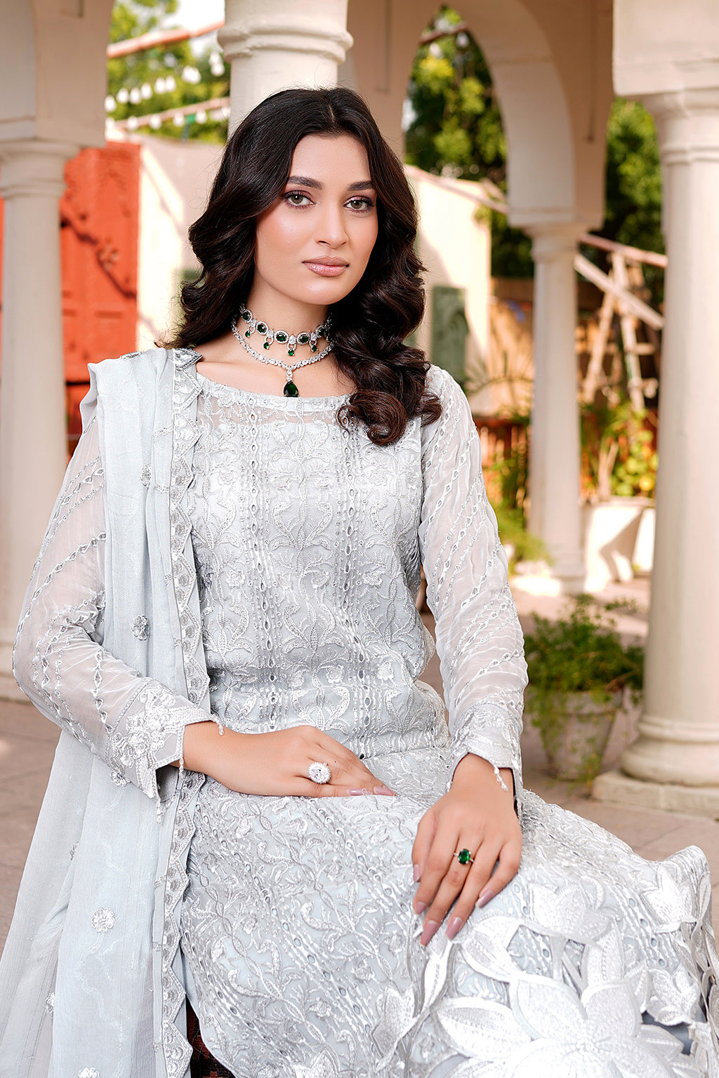 Aarzu By Maryam's Bamber Pure Chiffon Collection 08