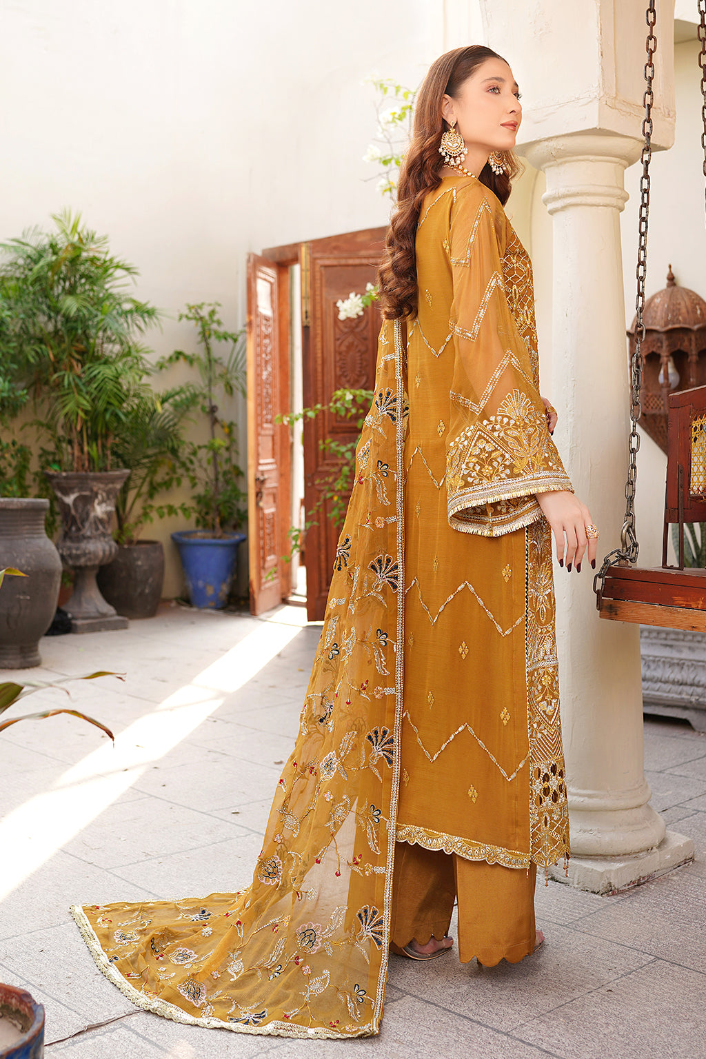 Aarzu By Maryam's Bamber Pure Chiffon Collection 09