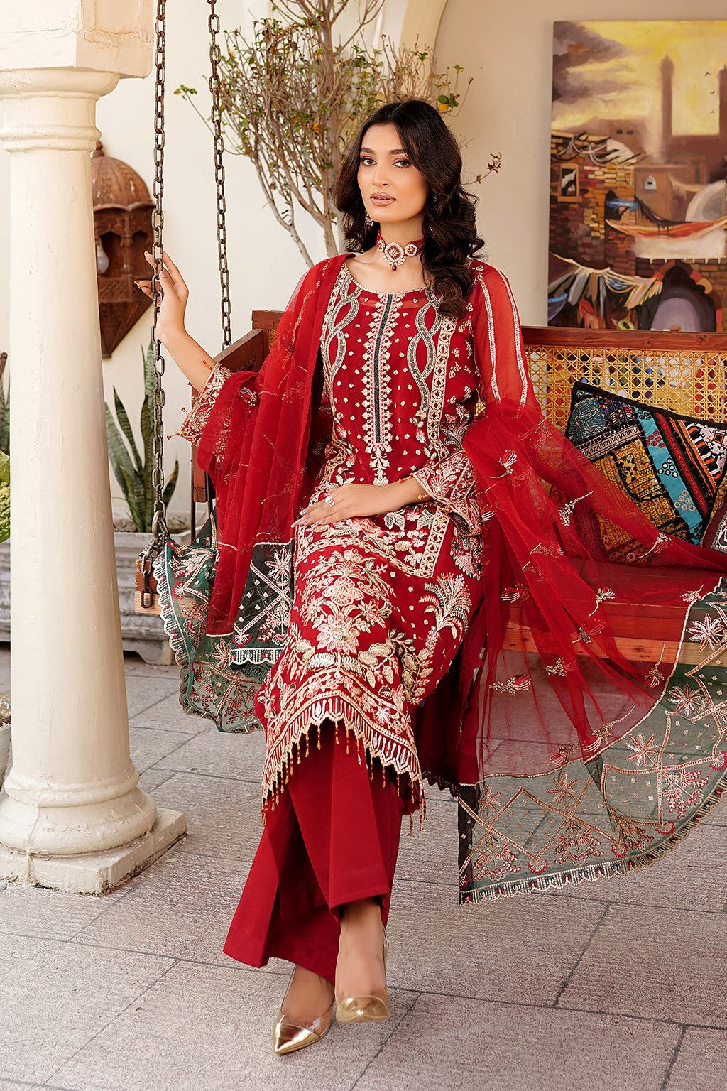 Aarzu By Maryam's Bamber Pure Chiffon Collection 07