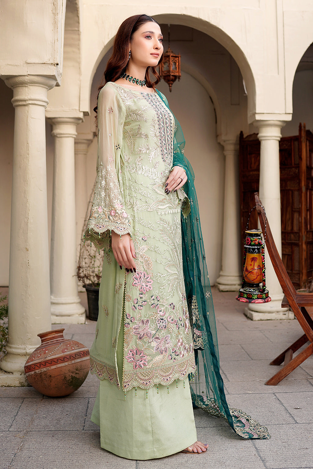 Aarzu By Maryam's Bamber Pure Chiffon Collection 04