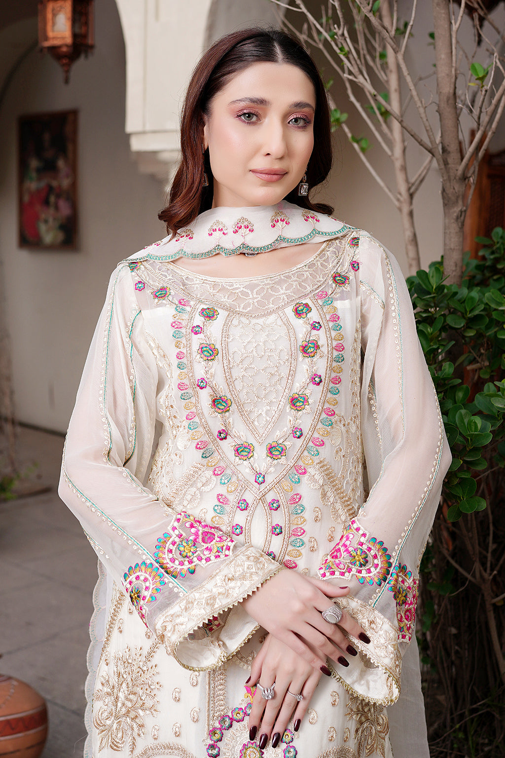 Aarzu By Maryam's Bamber Pure Chiffon Collection 06