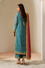 Fleur - Embroidered Printed Chiffon By Alizeh