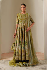 Fleur - Embroidered Printed Chiffon By Alizeh