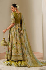 Fleur - Embroidered Printed Chiffon By Alizeh