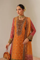 Fleur - Embroidered Printed Chiffon By Alizeh