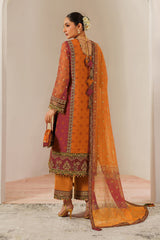 Fleur - Embroidered Printed Chiffon By Alizeh