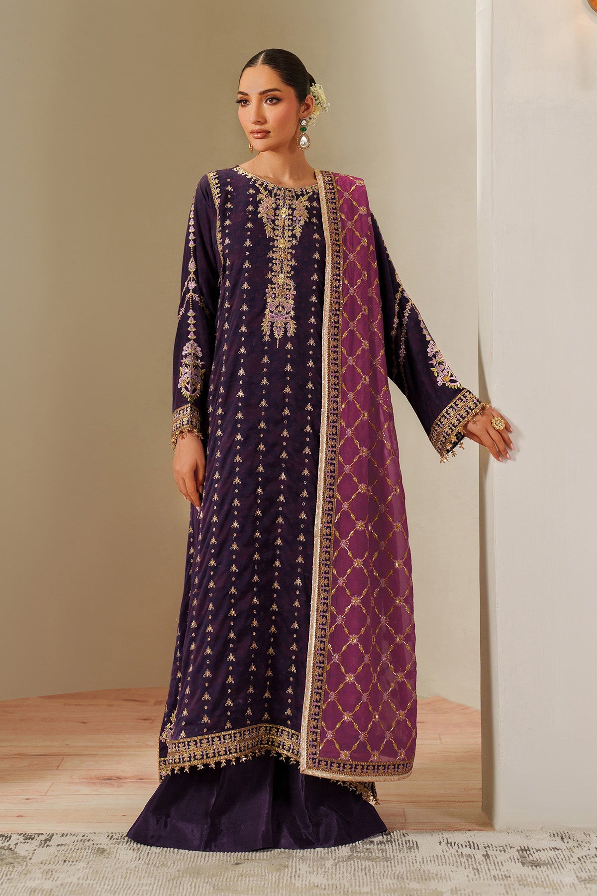 Fleur - Embroidered Printed Chiffon By Alizeh