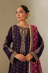 Fleur - Embroidered Printed Chiffon By Alizeh