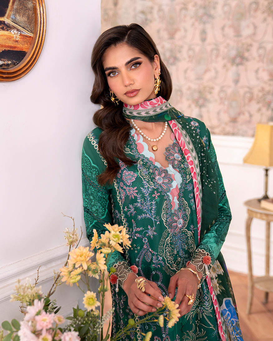Aezel Embroidered Cambric Collection '25 By Roheenaz