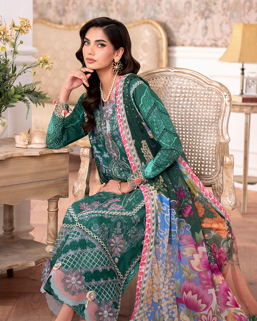 Aezel Embroidered Cambric Collection '25 By Roheenaz