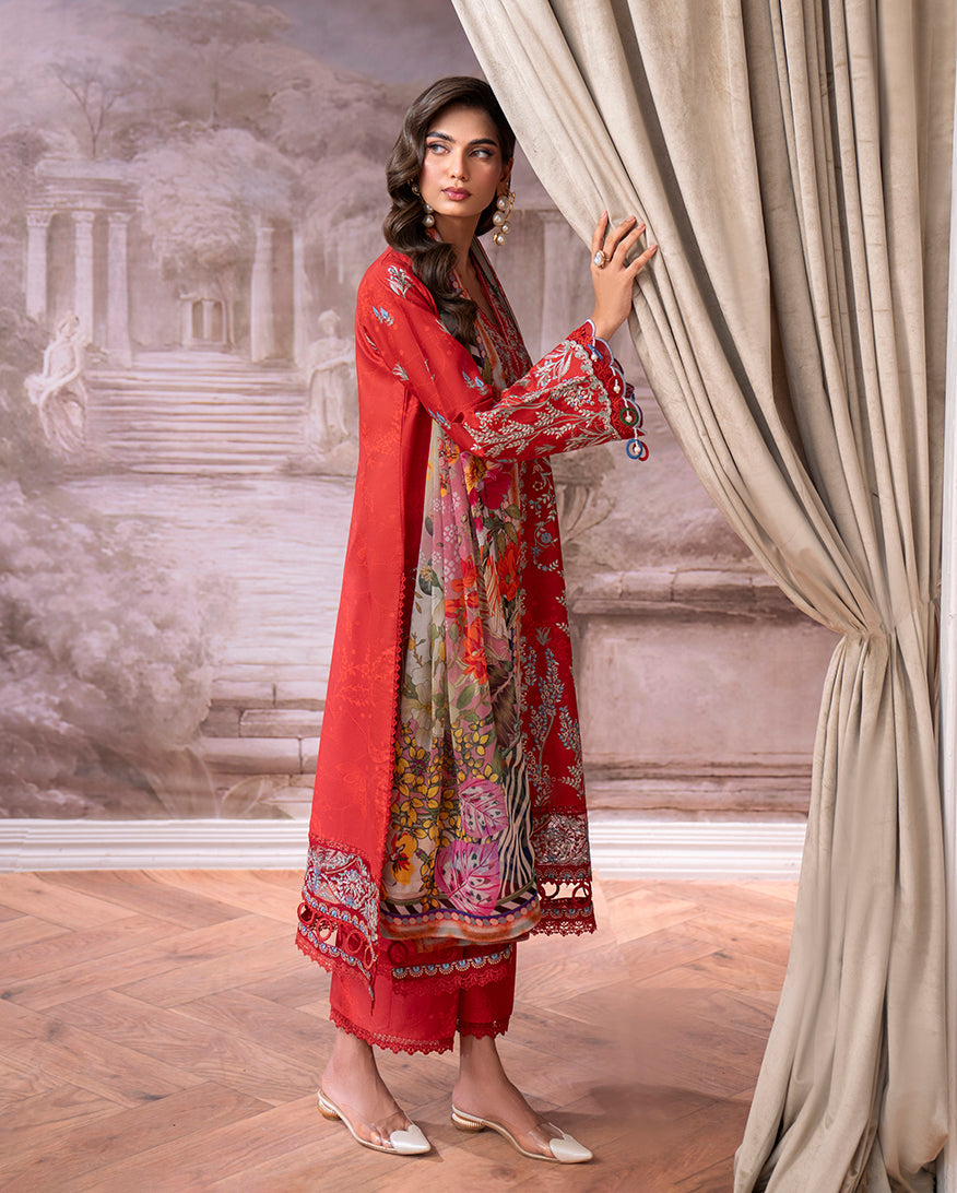 Aezel Embroidered Cambric Collection '25 By Roheenaz