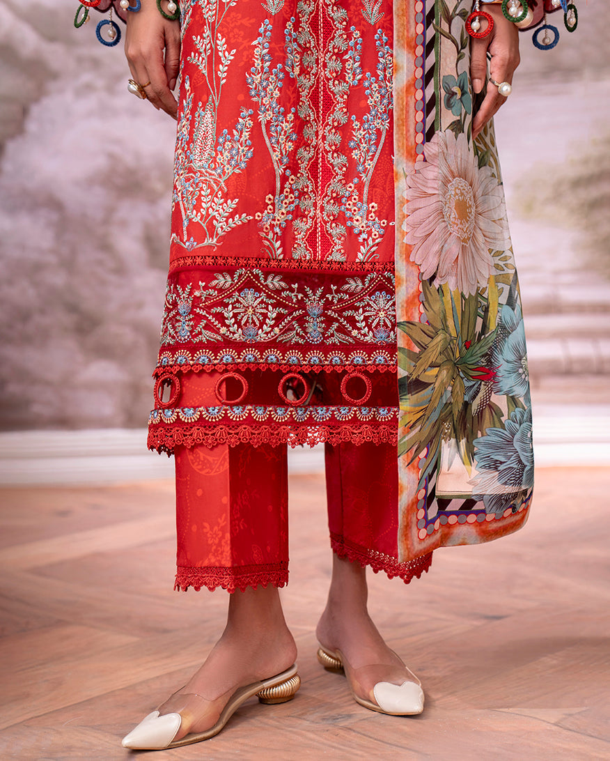 Aezel Embroidered Cambric Collection '25 By Roheenaz