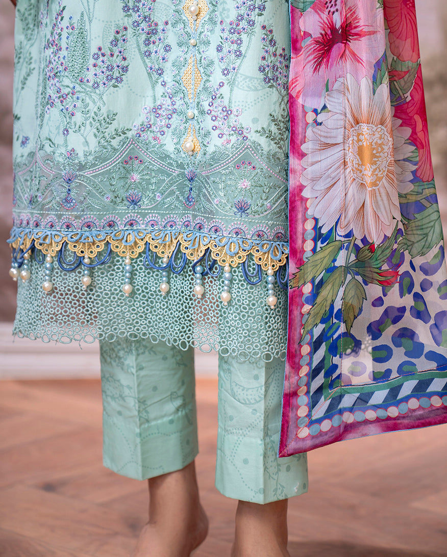 Aezel Embroidered Cambric Collection '25 By Roheenaz