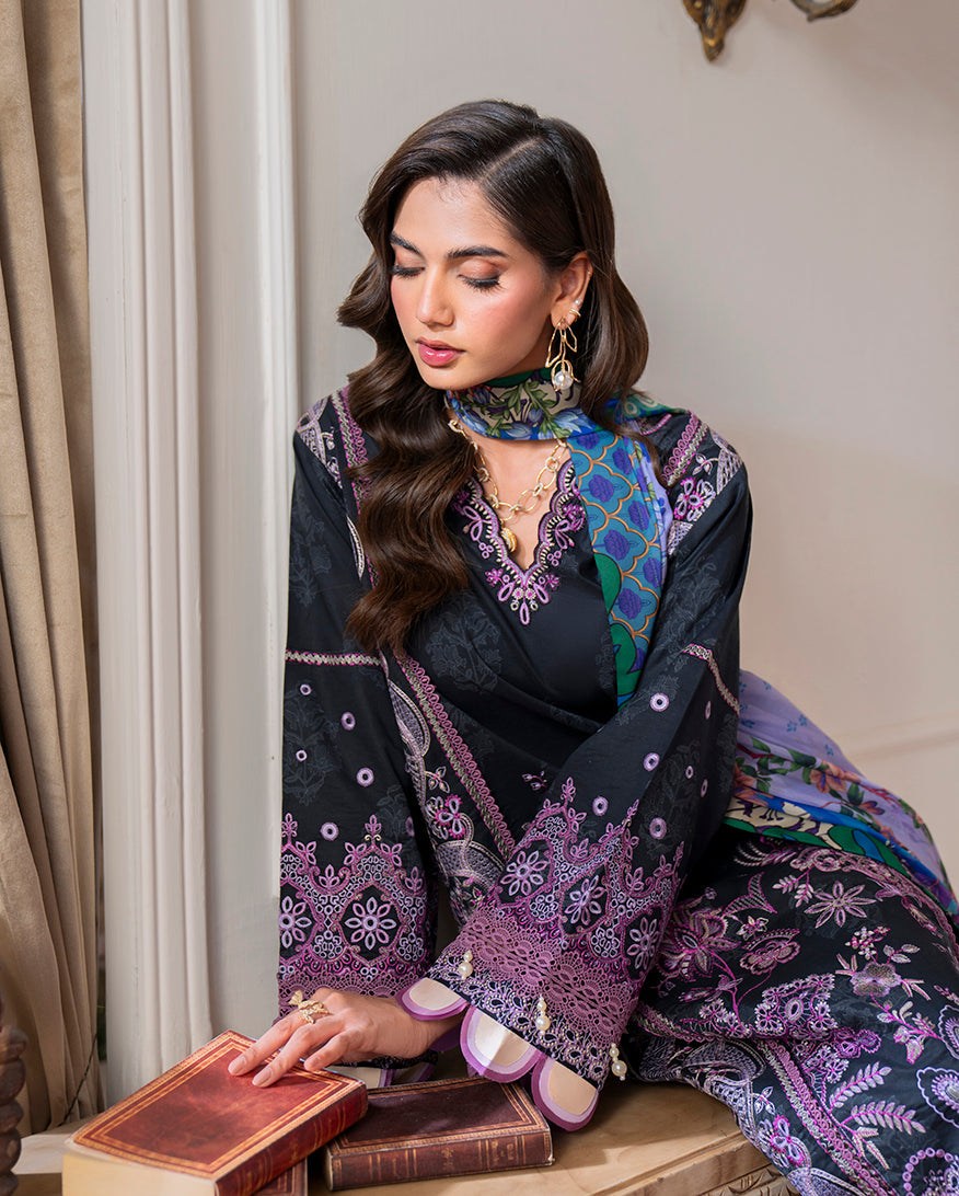 Aezel Embroidered Cambric Collection '25 By Roheenaz