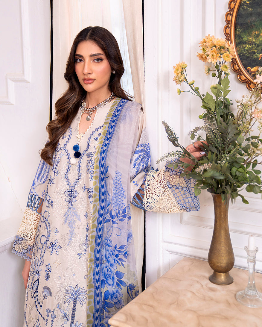 Aezel Embroidered Cambric Collection '25 By Roheenaz