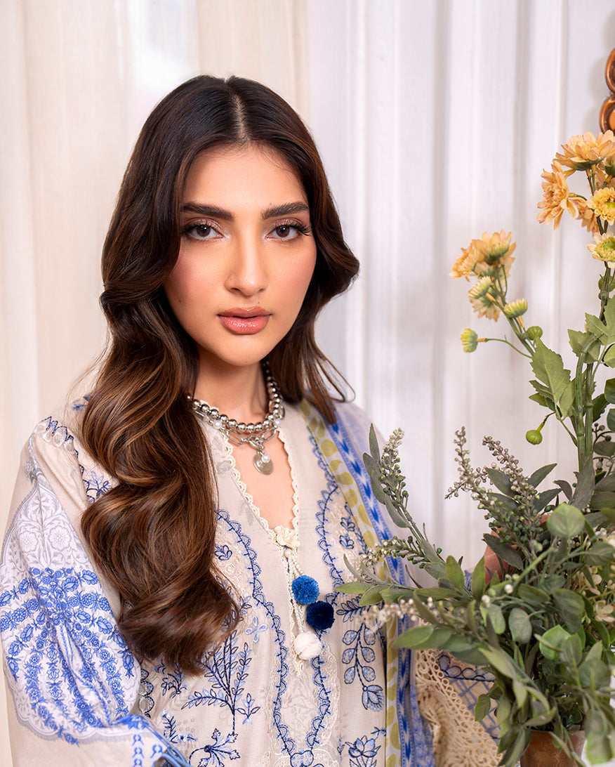 Aezel Embroidered Cambric Collection '25 By Roheenaz
