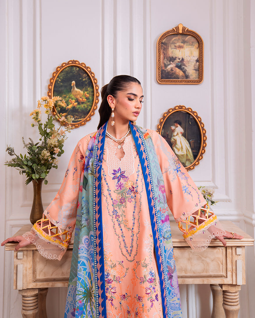 Aezel Embroidered Cambric Collection '25 By Roheenaz