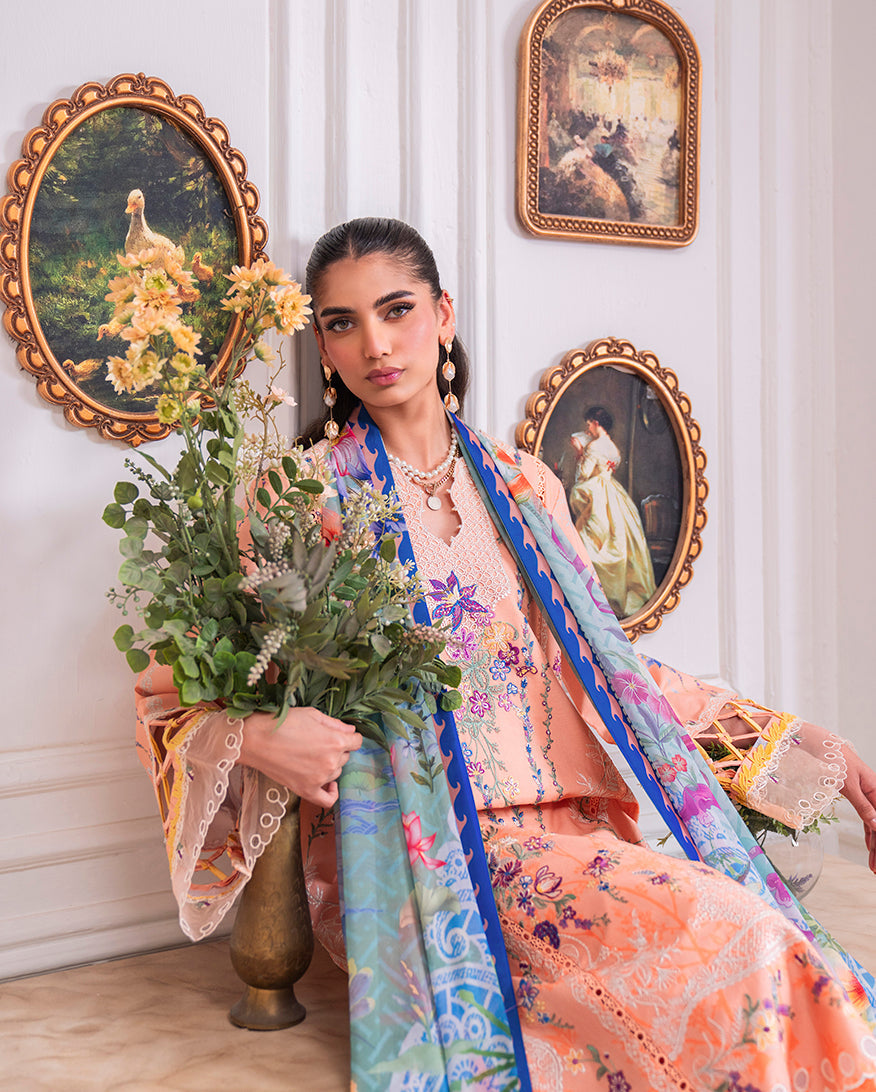 Aezel Embroidered Cambric Collection '25 By Roheenaz