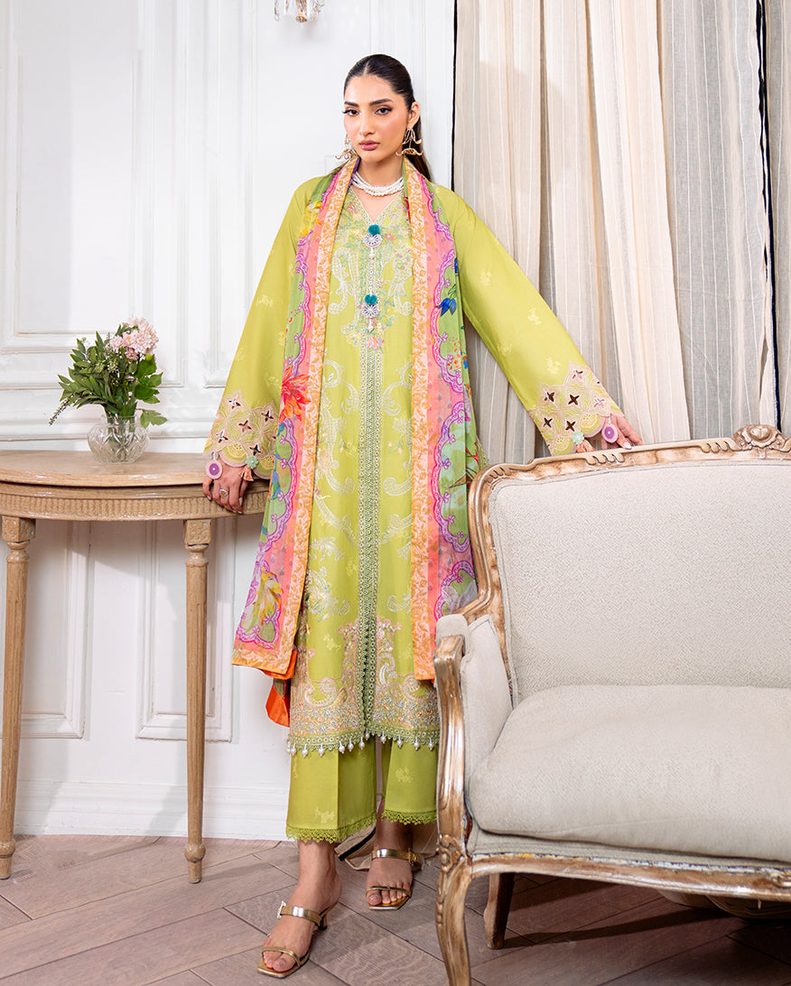 Aezel Embroidered Cambric Collection '25 By Roheenaz