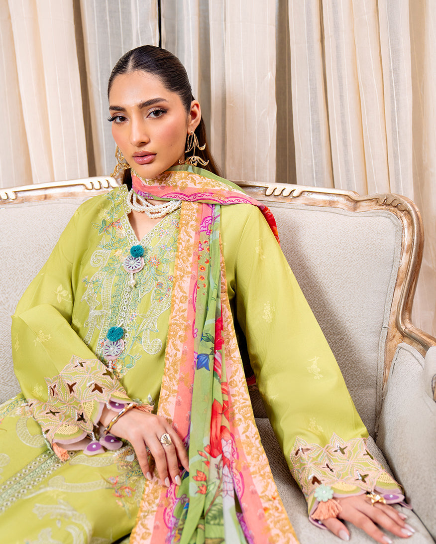 Aezel Embroidered Cambric Collection '25 By Roheenaz