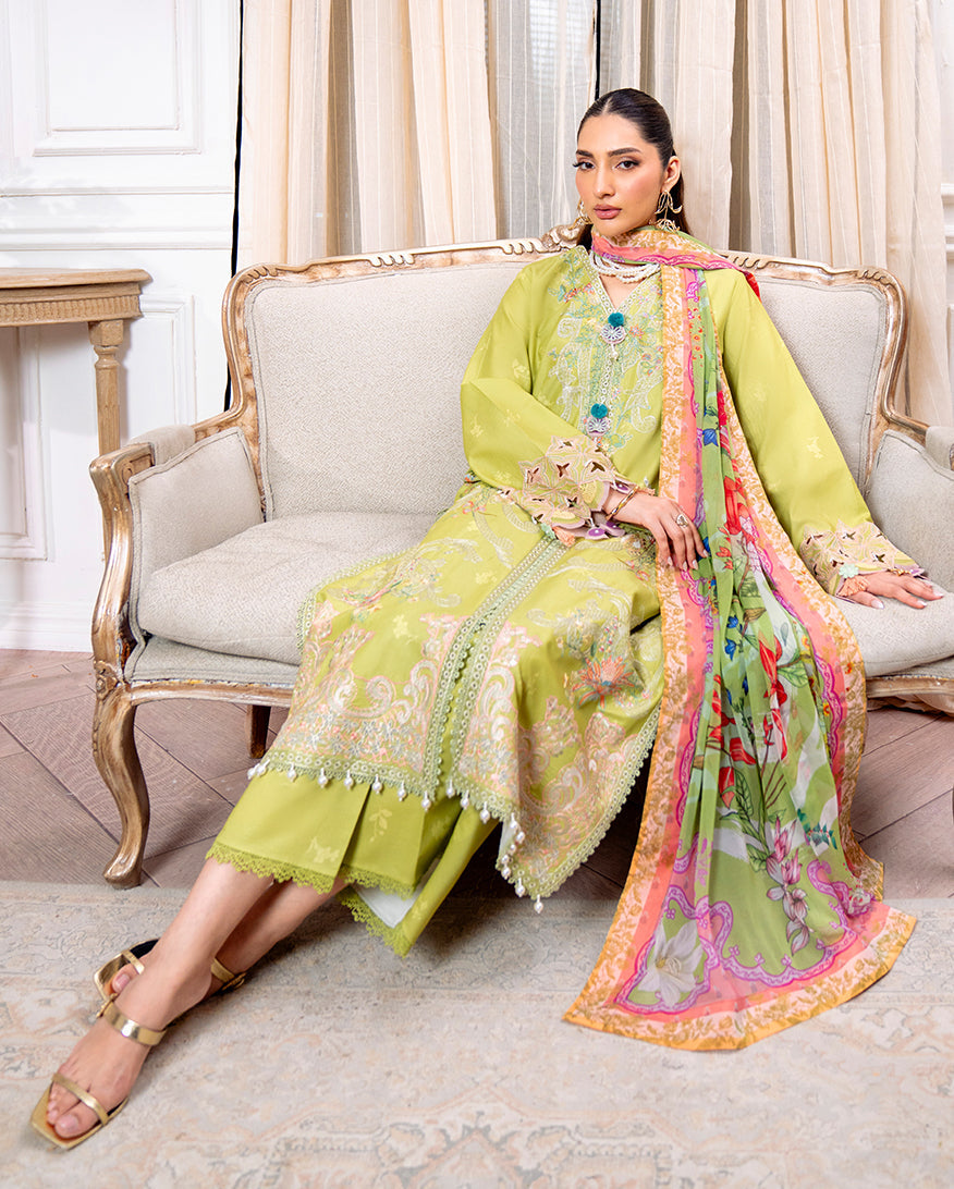 Aezel Embroidered Cambric Collection '25 By Roheenaz