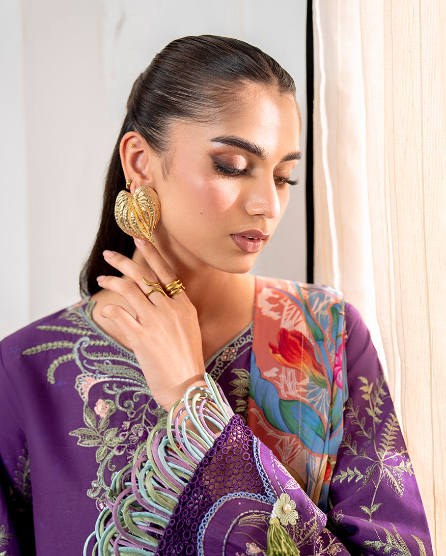 Aezel Embroidered Cambric Collection '25 By Roheenaz