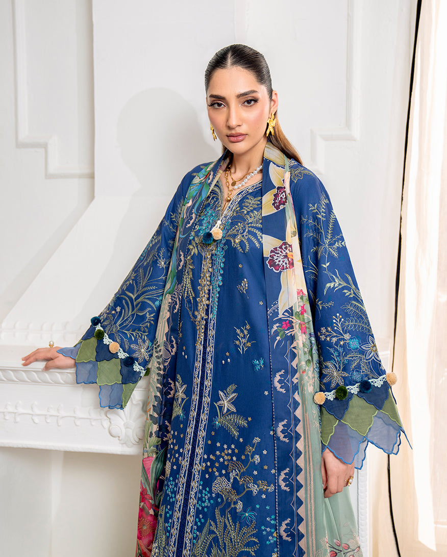 Aezel Embroidered Cambric Collection '25 By Roheenaz