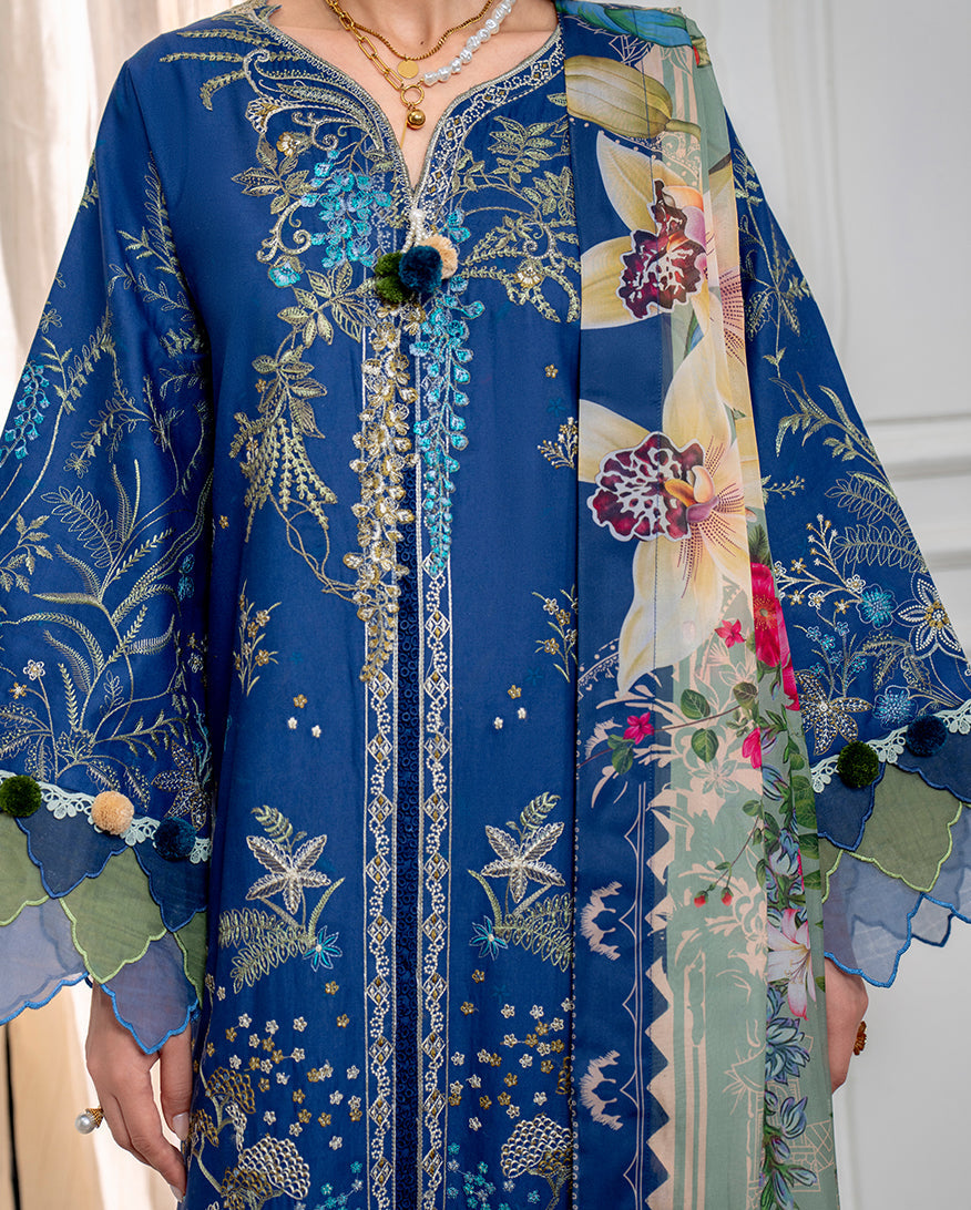 Aezel Embroidered Cambric Collection '25 By Roheenaz
