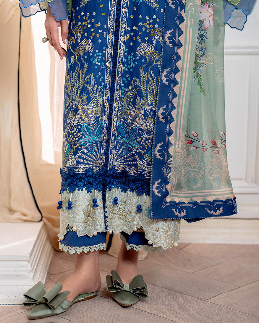 Aezel Embroidered Cambric Collection '25 By Roheenaz