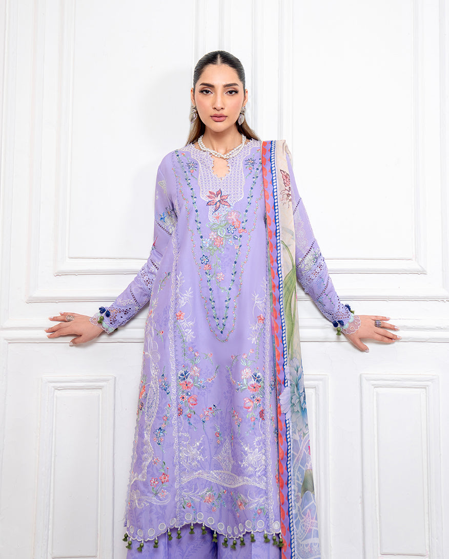 Aezel Embroidered Cambric Collection '25 By Roheenaz