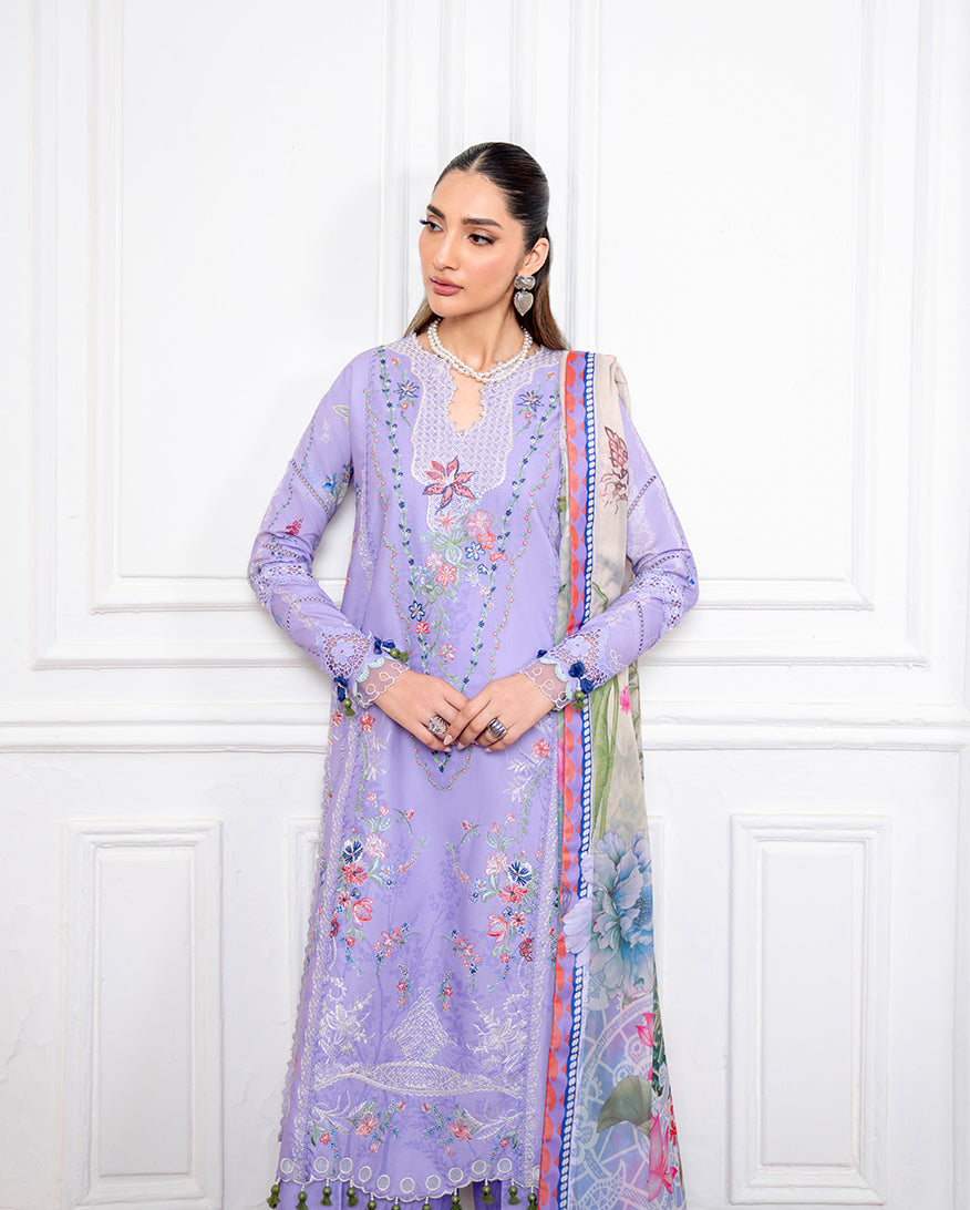 Aezel Embroidered Cambric Collection '25 By Roheenaz