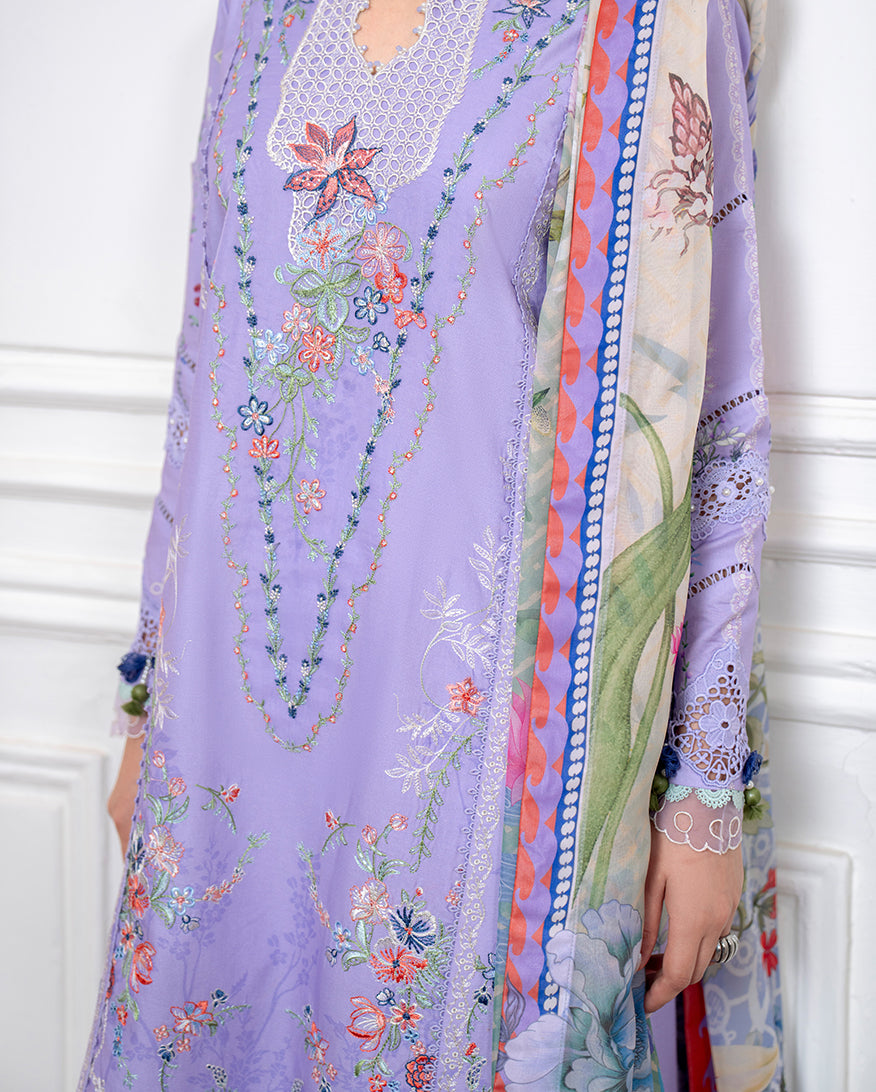 Aezel Embroidered Cambric Collection '25 By Roheenaz