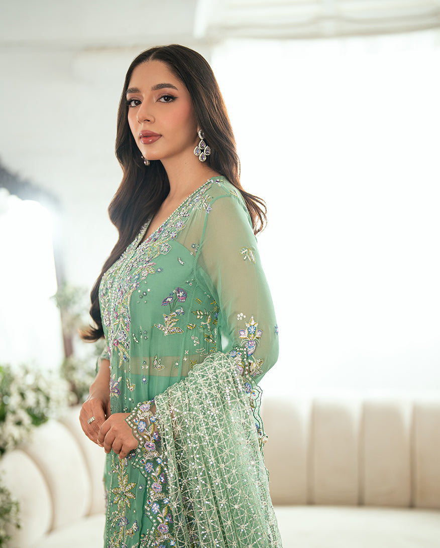 Sham Shandaar | Chiffon Wedding Edit By Mushq
