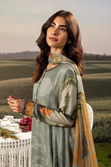 M Basic Unstitched Embroidered Arabic Lawn By Maria B