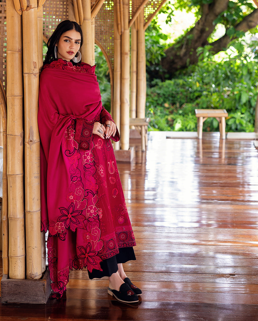 Hemline Symphony Unstitched Karandi Collection By Mushq 25