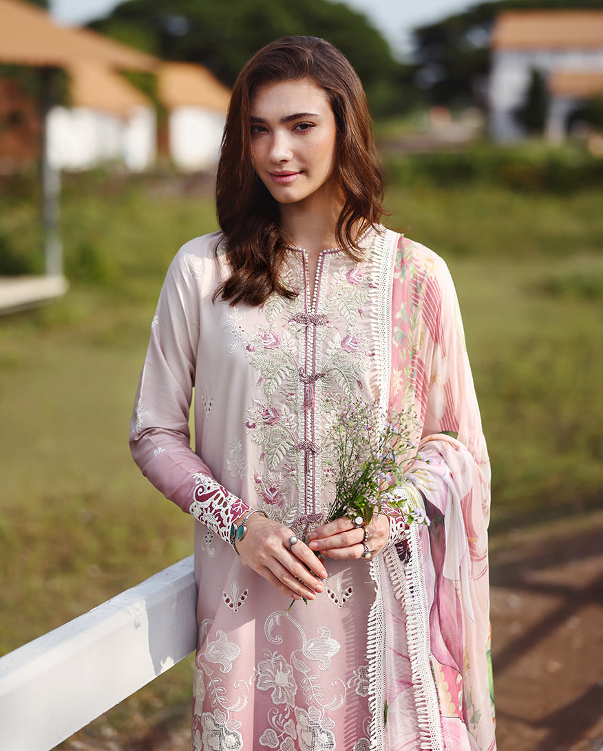 Mushq Solace Ombre Chikankari Luxury Lawn '26