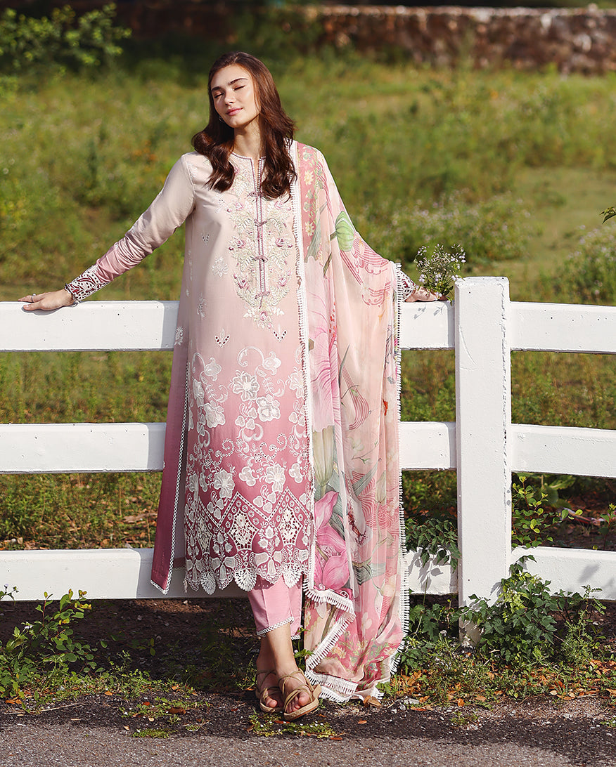 Mushq Solace Ombre Chikankari Luxury Lawn '26