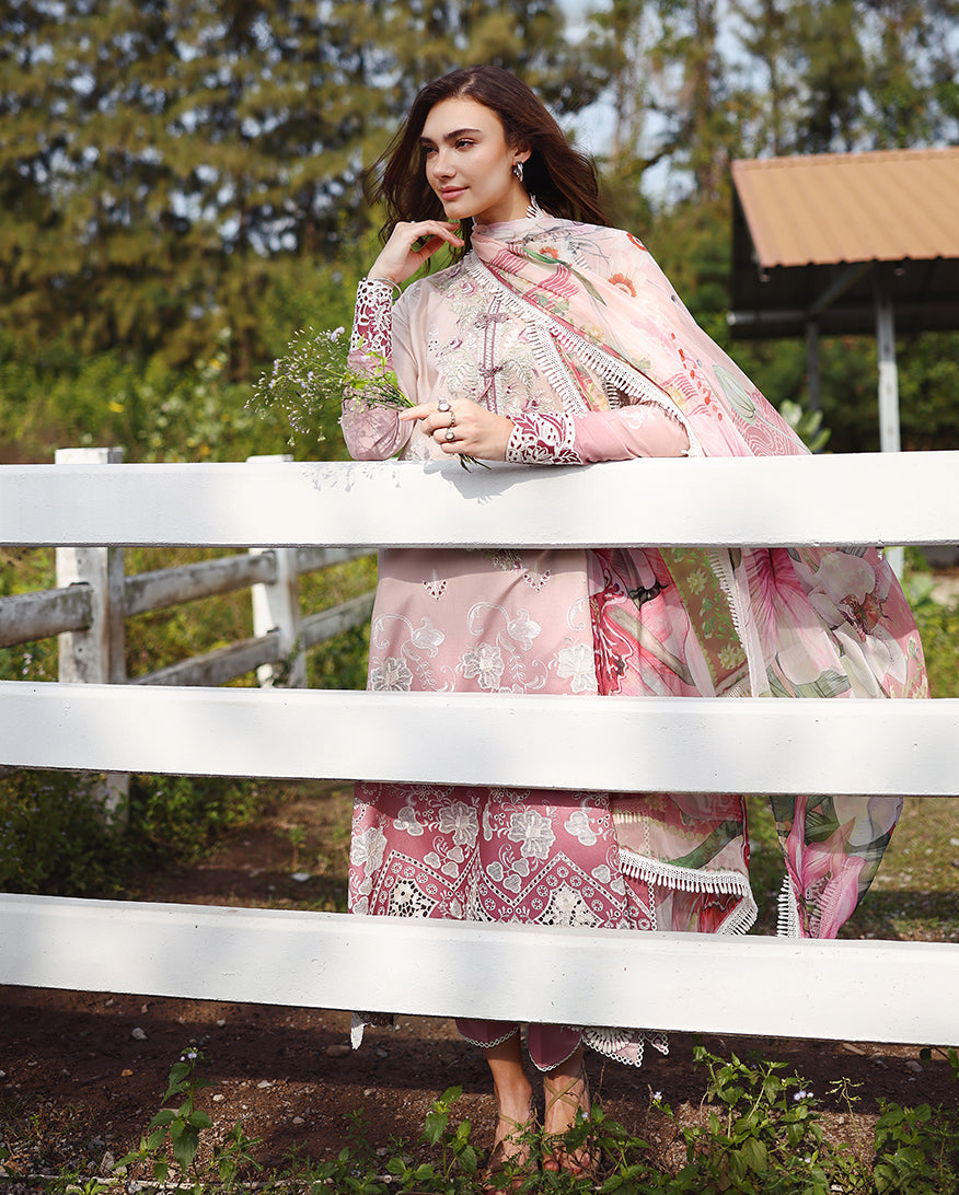 Mushq Solace Ombre Chikankari Luxury Lawn '26