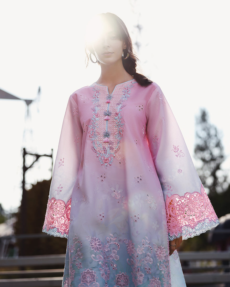 Mushq Solace Ombre Chikankari Luxury Lawn '26