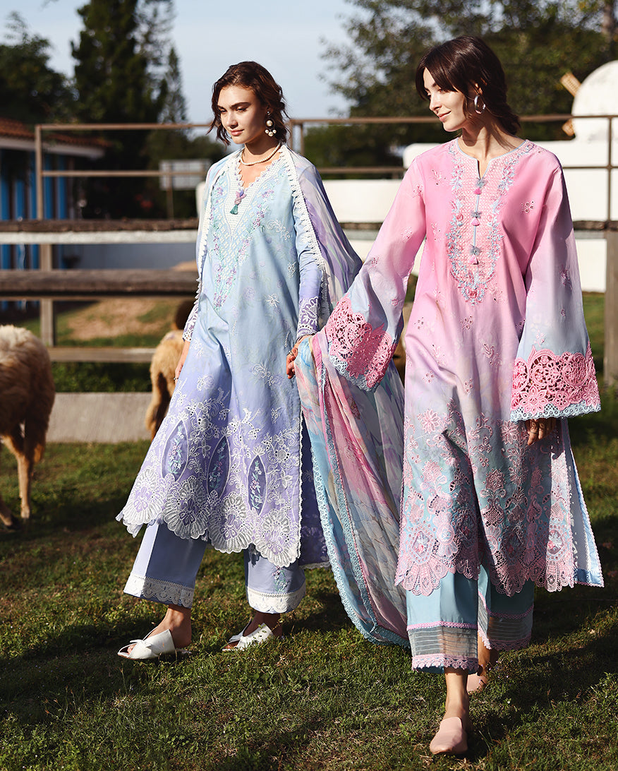 Mushq Solace Ombre Chikankari Luxury Lawn '26