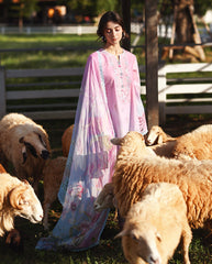 Mushq Solace Ombre Chikankari Luxury Lawn '26