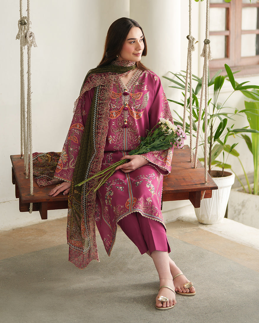 Roheenaz Whispered Florals Luxury Lawn 2026