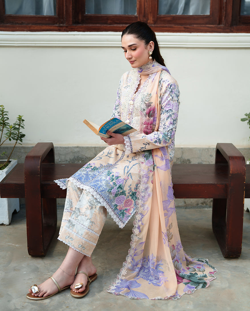 Roheenaz Whispered Florals Luxury Lawn 2026