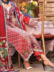 Hemline by Mushq Tesoro Embroidered Lawn