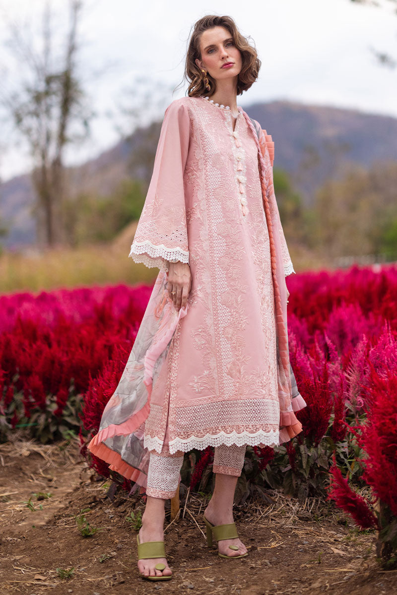 Mushq Hemline The Secret Garden Embroidered Summer Collection '24 (1A)