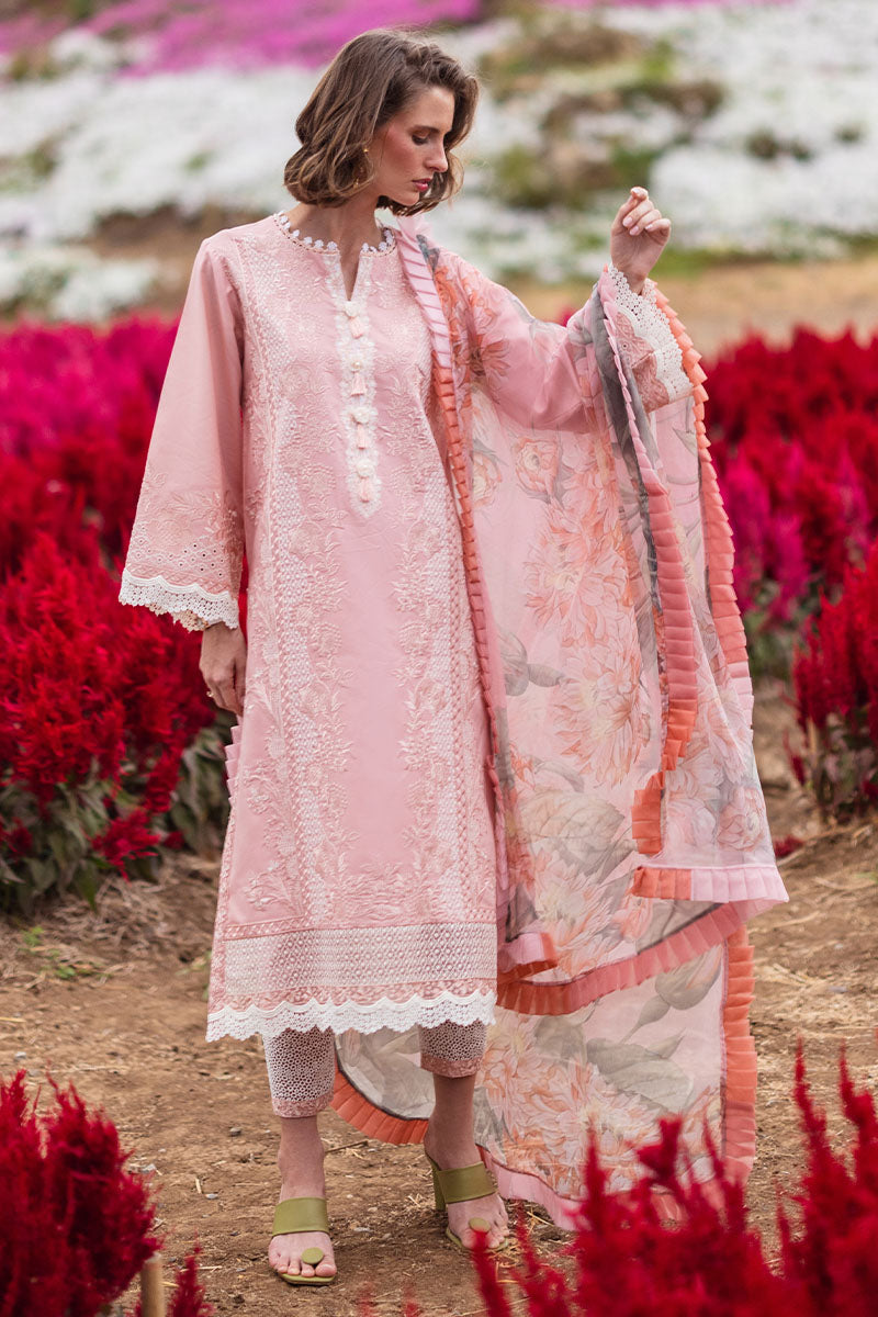 Mushq Hemline The Secret Garden Embroidered Summer Collection '24 (1A)