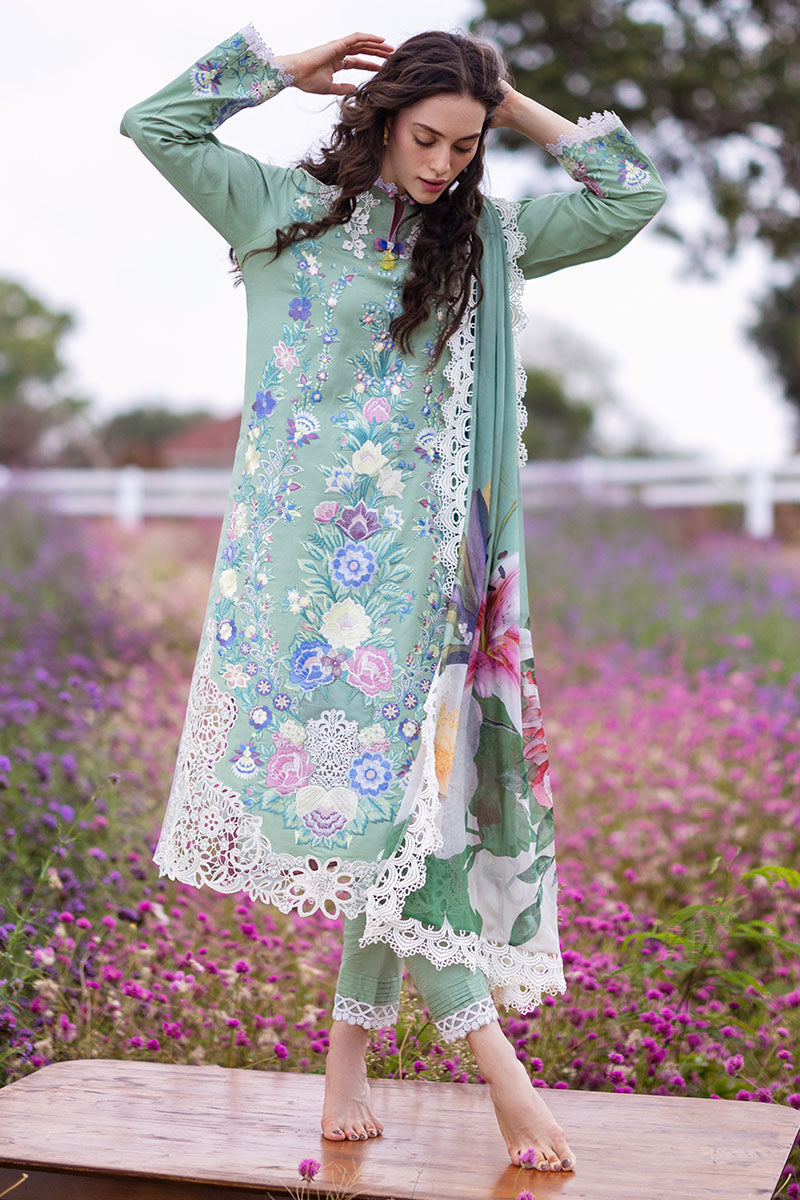 Mushq Hemline The Secret Garden Embroidered Summer Collection '24 (2A)