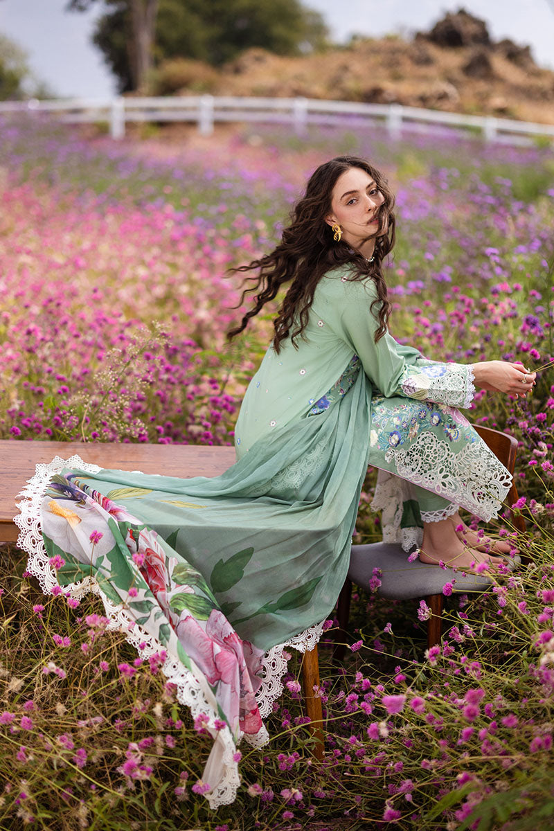 Mushq Hemline The Secret Garden Embroidered Summer Collection '24 (2A)