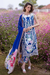 Mushq Hemline The Secret Garden Embroidered Summer Collection '24 (2B)