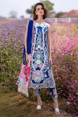 Mushq Hemline The Secret Garden Embroidered Summer Collection '24 (2B)